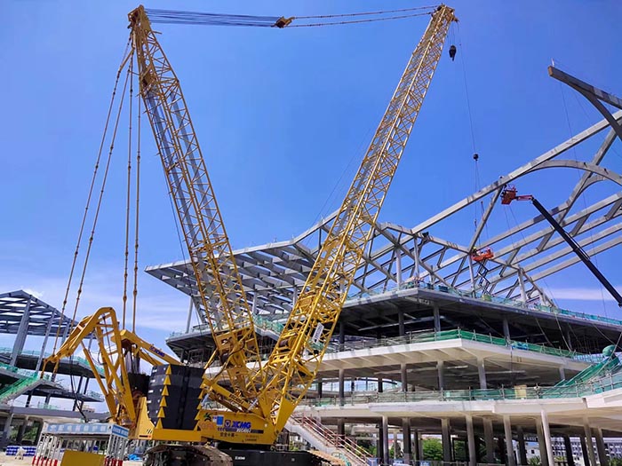 【全球之履】泉州站 XGC400-I——體育館建設(shè)大顯身手！