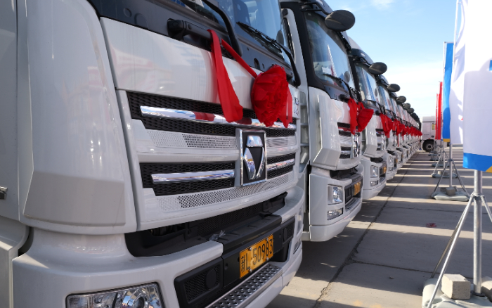 低碳先鋒！徐工天然氣牽引車批量交付西北客戶