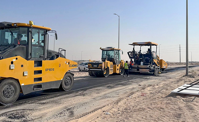 徐工成套化道路設(shè)備助力沙特2030愿景！