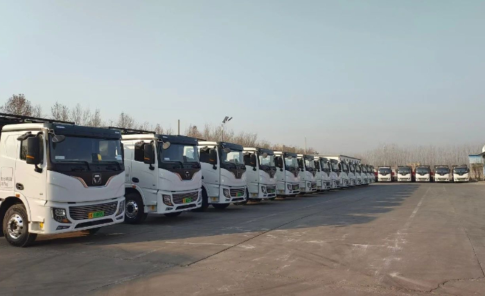 首批交付！徐工純電動牽引車開進山東聊城