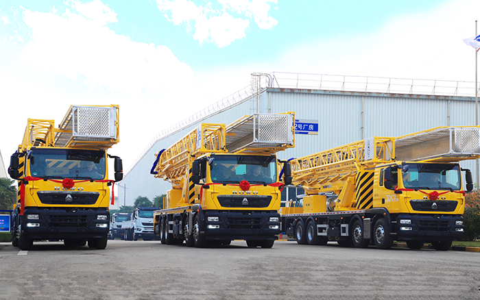 實用為王，破解路橋檢測難題！ 徐工橋梁檢測車批量啟程西部