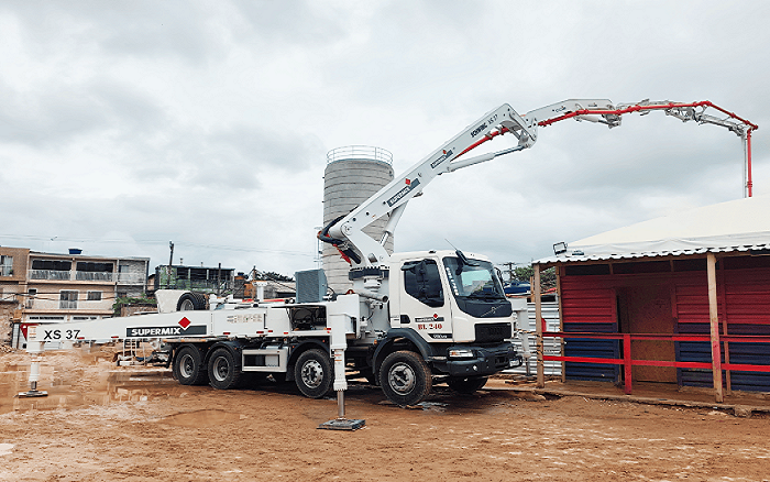 XS37泵車助力圣保羅